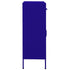 Lady Jillian -  Storage Cabinet Navy Blue 80x35x101,5 cm Steel - Model 3